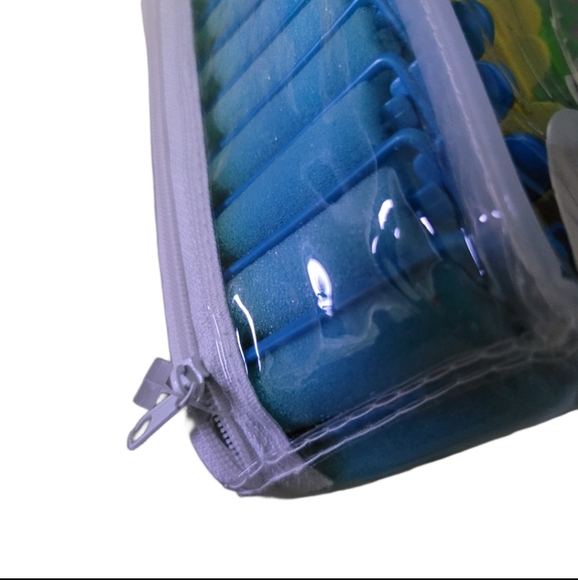 Conair Essentials Foam Rollers/Curlers 48 Neon Rollers 18 White Never Used - Picture 4 of 11